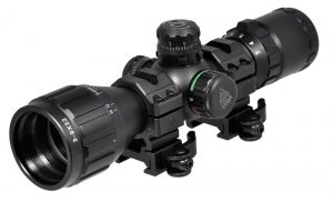 UTG 3-9X32 1" BugBuster Scope, AO, RGB Mil-dot, QD Rings