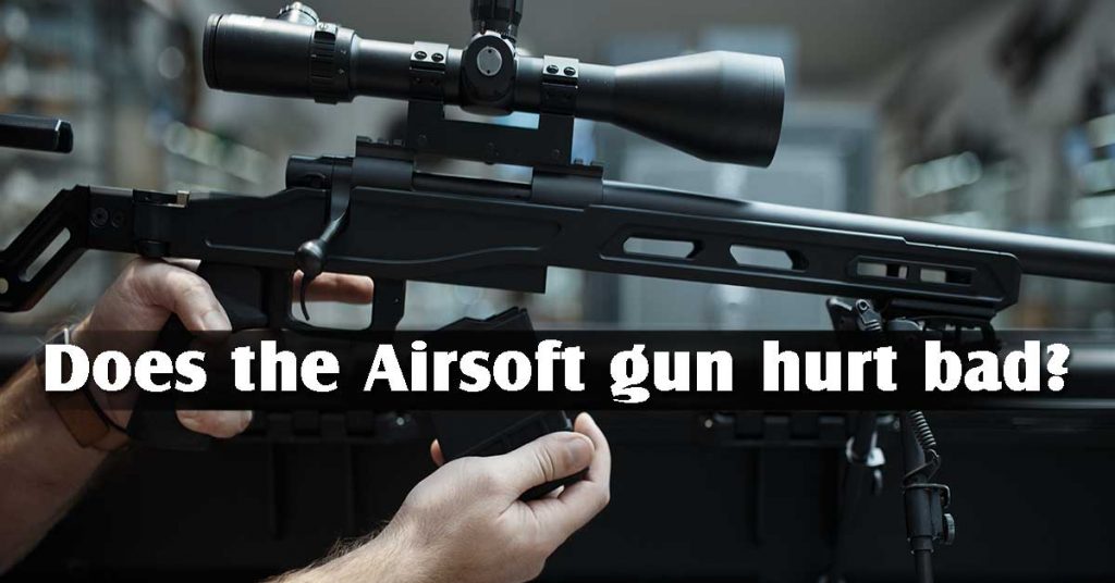 does airsoft gun hurt bad